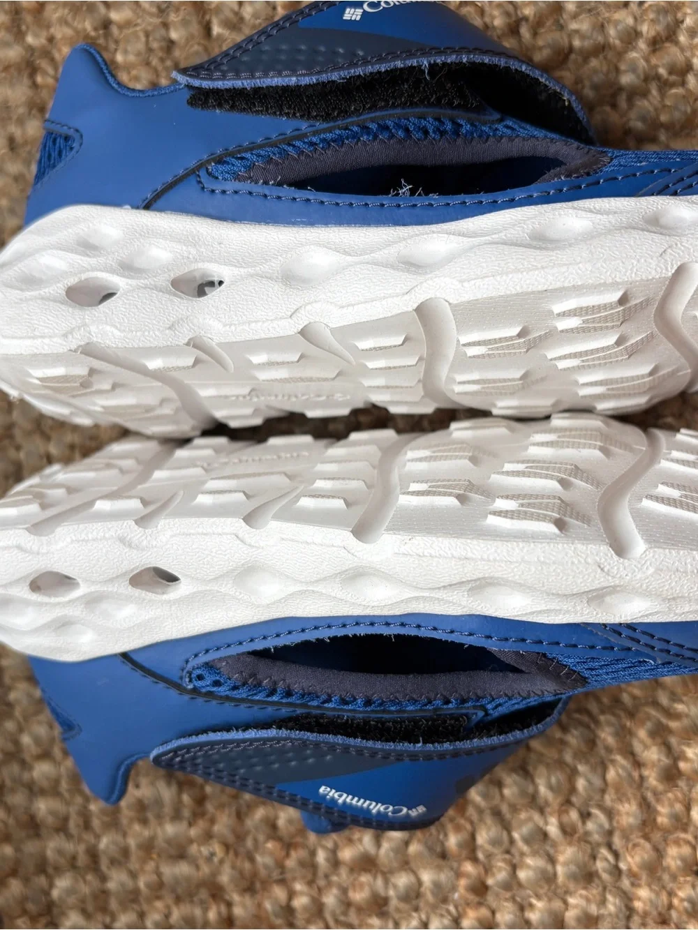 Columbia Blue Kids Slip-On Water Shoes